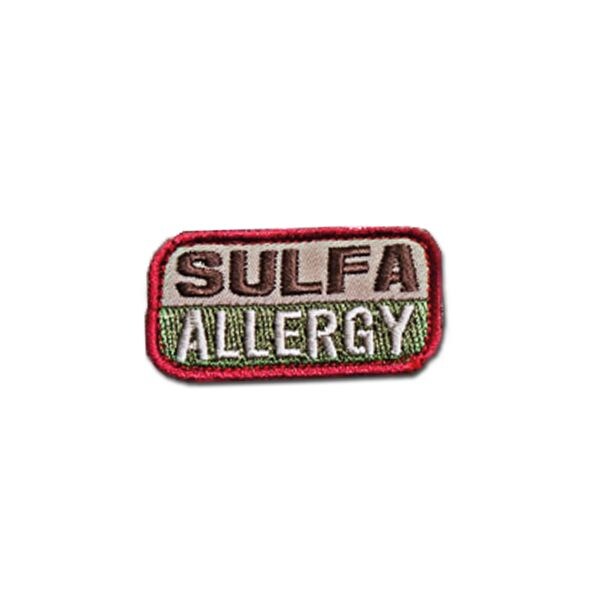 MilSpecMonkey Patch Sulfa Allergy arid