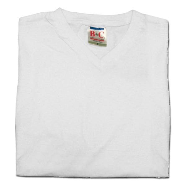 T-Shirt V-Neck white