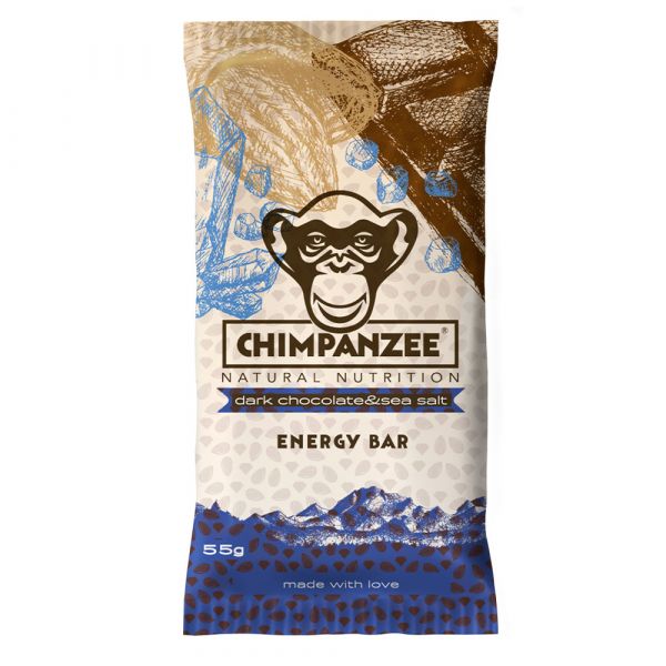 Chimpanzee Bar Energy Bar Dark Chocolate Salt
