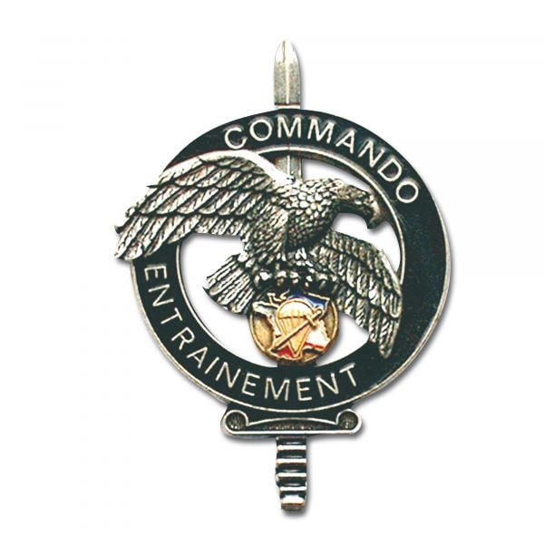 French Insignia Commando Entrainement CNEC Metal