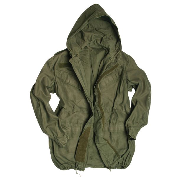 Used Belgian Field Jacket M64 with Hood olive