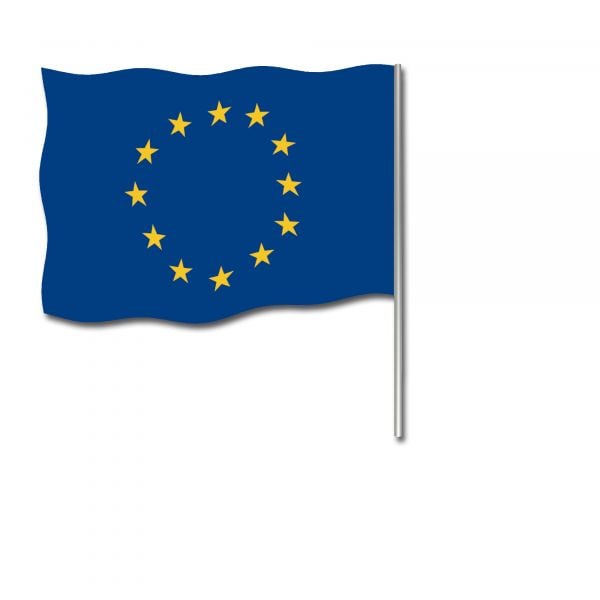Handflag 45 x 30 Europe