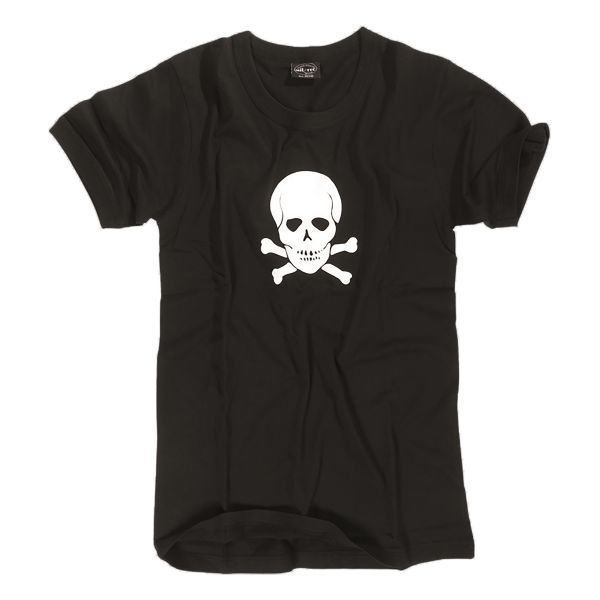 US T-Shirt Skull black