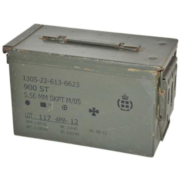 Used Danish Ammo Box Size 2