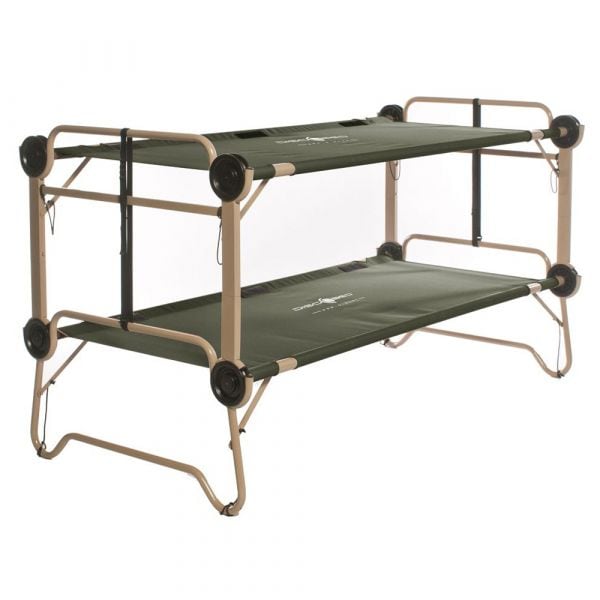 Disc-O-Bed Arm-O-Bunk with Side Pockets olive