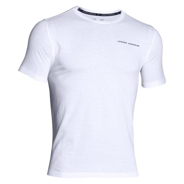 Under Armour T-Shirt Charged Cotton white/gray