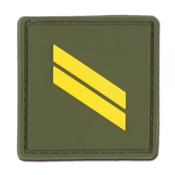 Rank Insignia French Sergent olive/yellow
