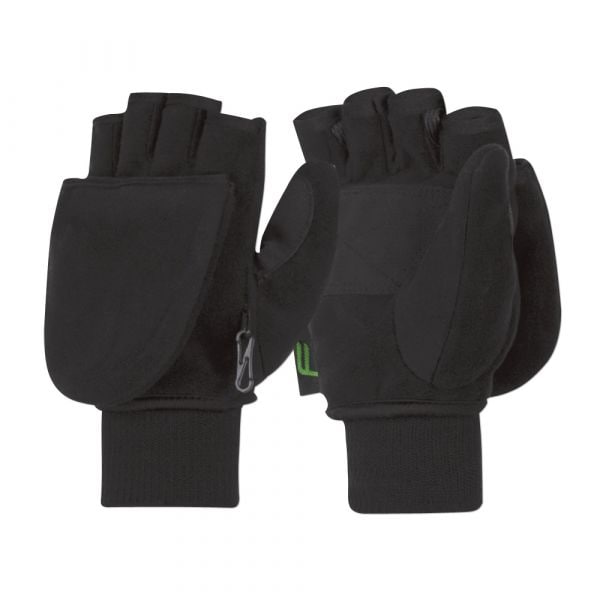 Gloves F Mittens Flap black