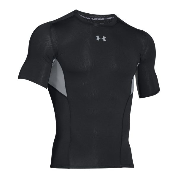 Under Armour Shirt Compression Short Sleeve black/gray