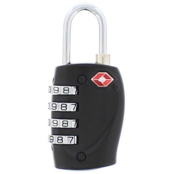 TSA Luggage Lock Four-Digit Code black
