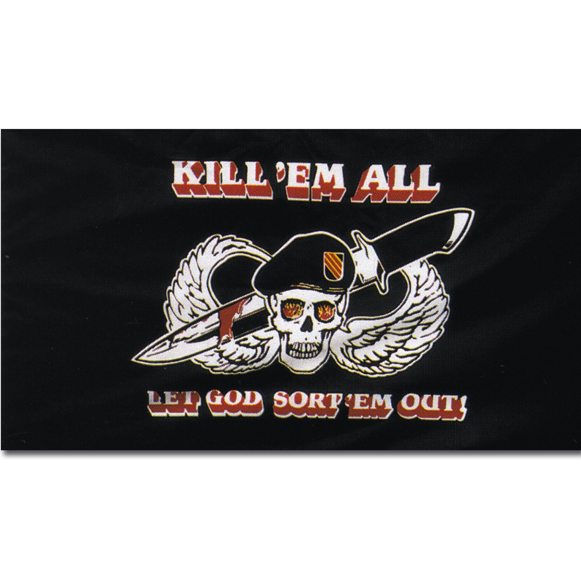 Flag Kill 'em all  Flag Kill 'em all  Miscellaneous  Flags / Fan