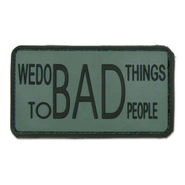 3D-Patch We do bad things to bad people foliage
