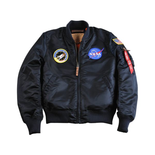 Purchase the Alpha Industries Jacket MA-1 VF NASA blue by ASMC