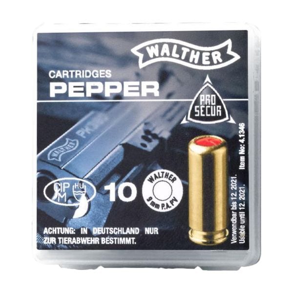 Walther Pepper Gas Cartridges 10-Pack