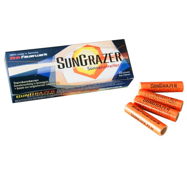 Zink Fireworks SunGrazer Star Bombs 15 mm 20 Pieces