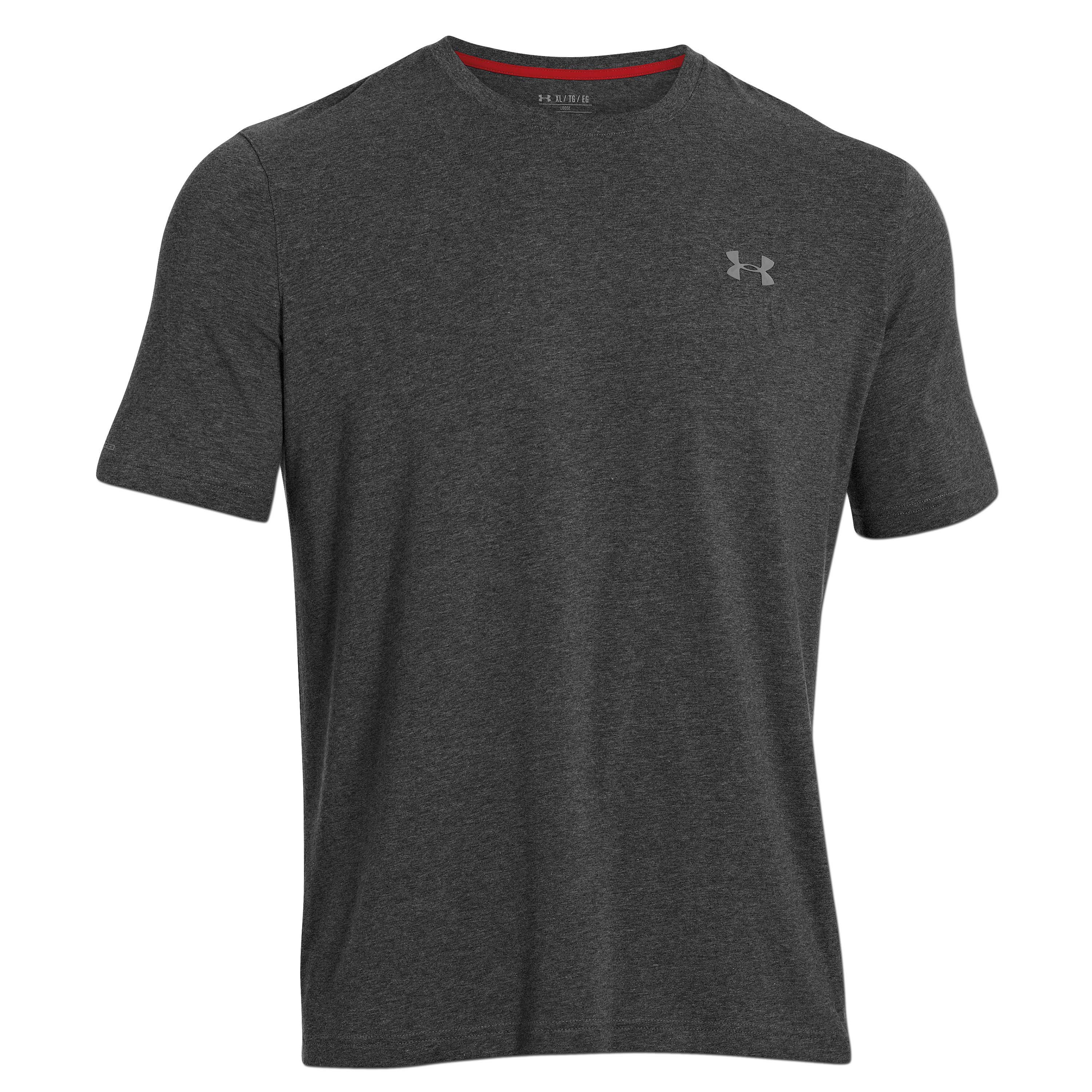 Under Armour T-Shirt Charged Cotton charcoal gray | Under Armour T ...