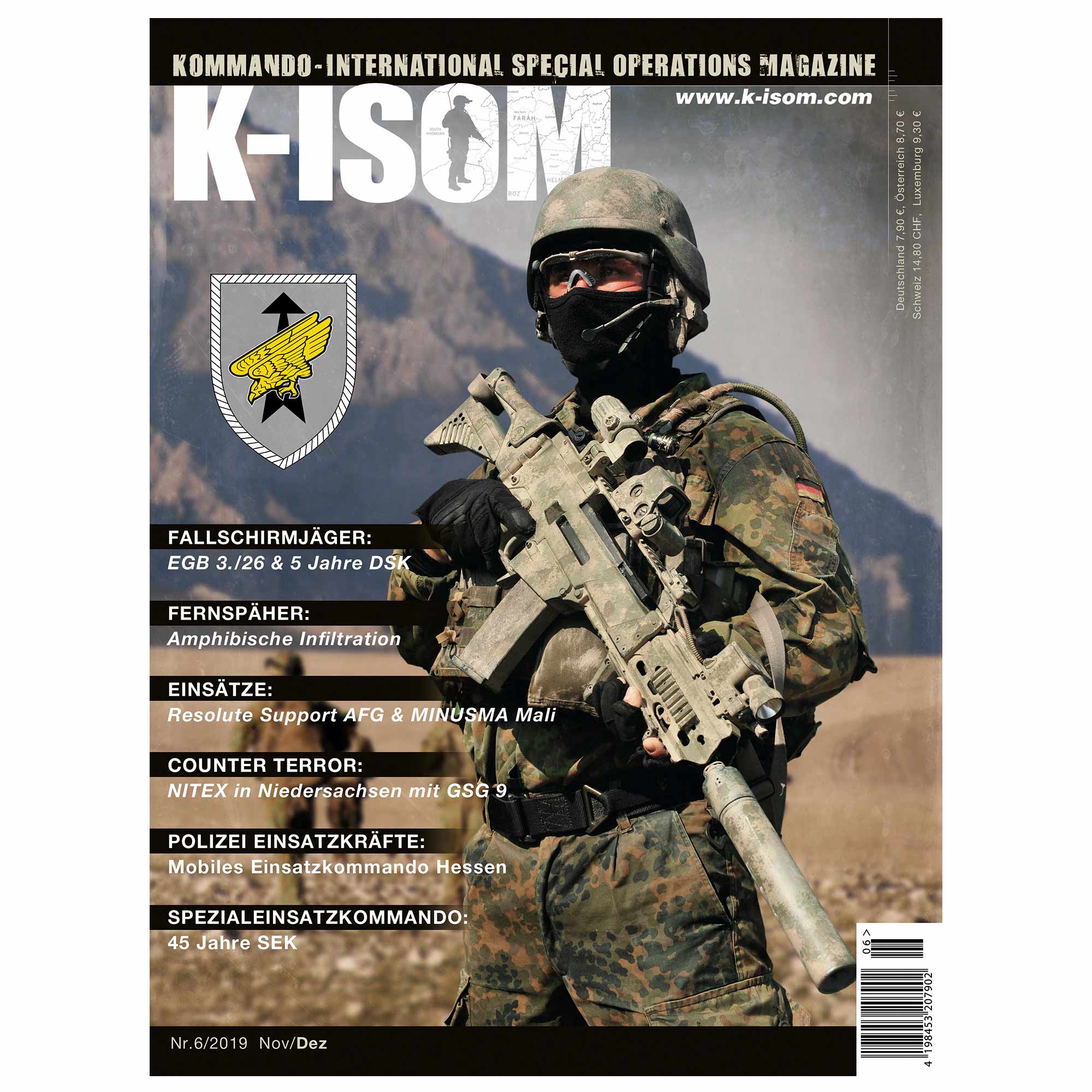 2019 K-ISOM 6 Kommando International Special Operations Magazin Neu 