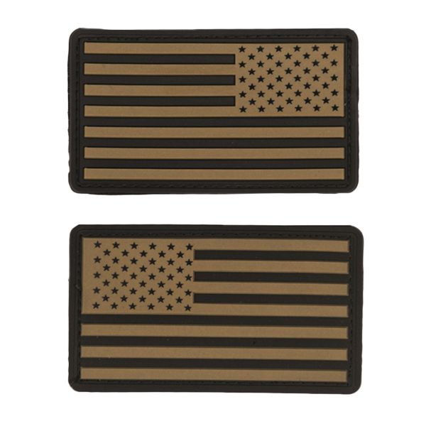 Insignia U.S. Flag PVC Velcro desert