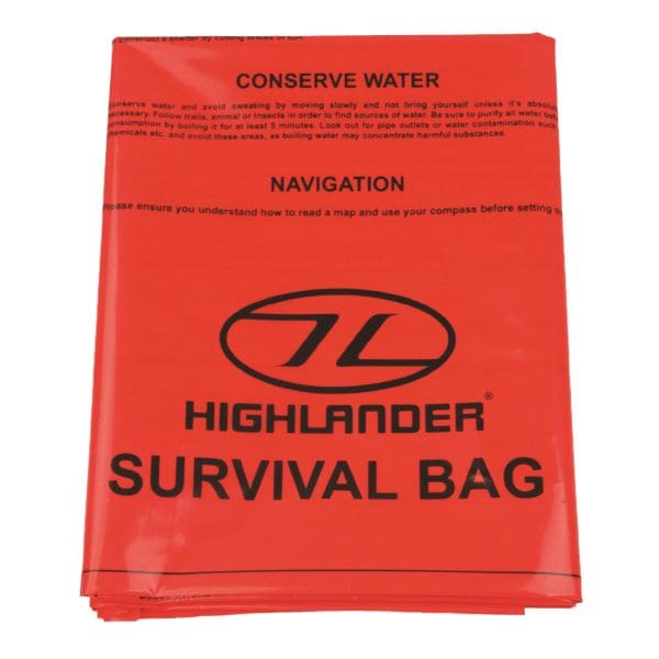 Highlander Survival Bag orange
