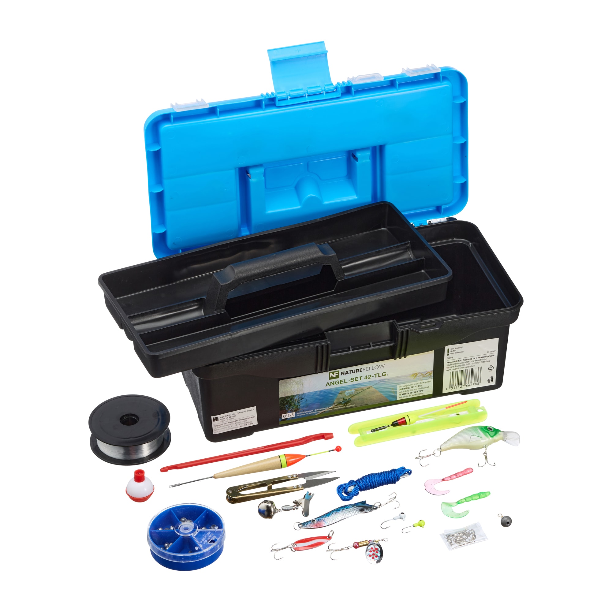 Purchase the HI Fishing Tackle Box Set 42 Pieces by ASMC