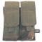 Double Magazine Pouch Molle woodland