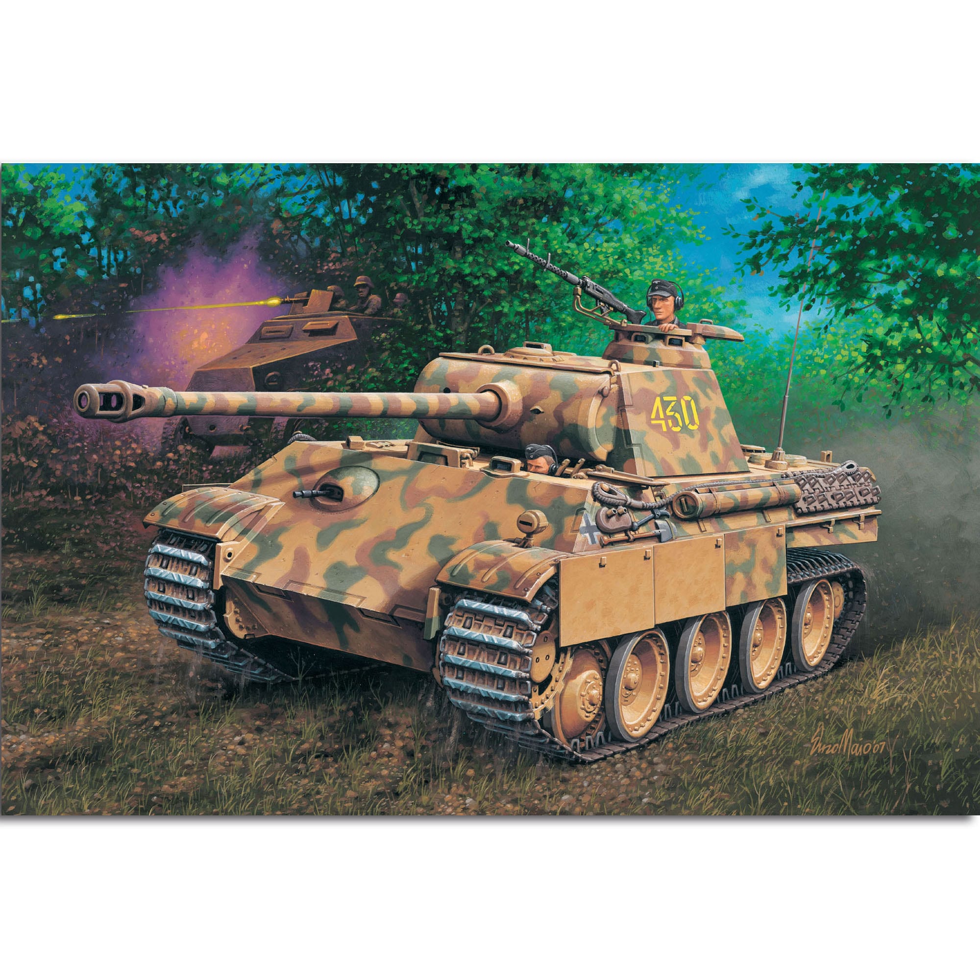 Revell Tank PzKpfw V Panther Version G | Revell Tank PzKpfw V Panther ...