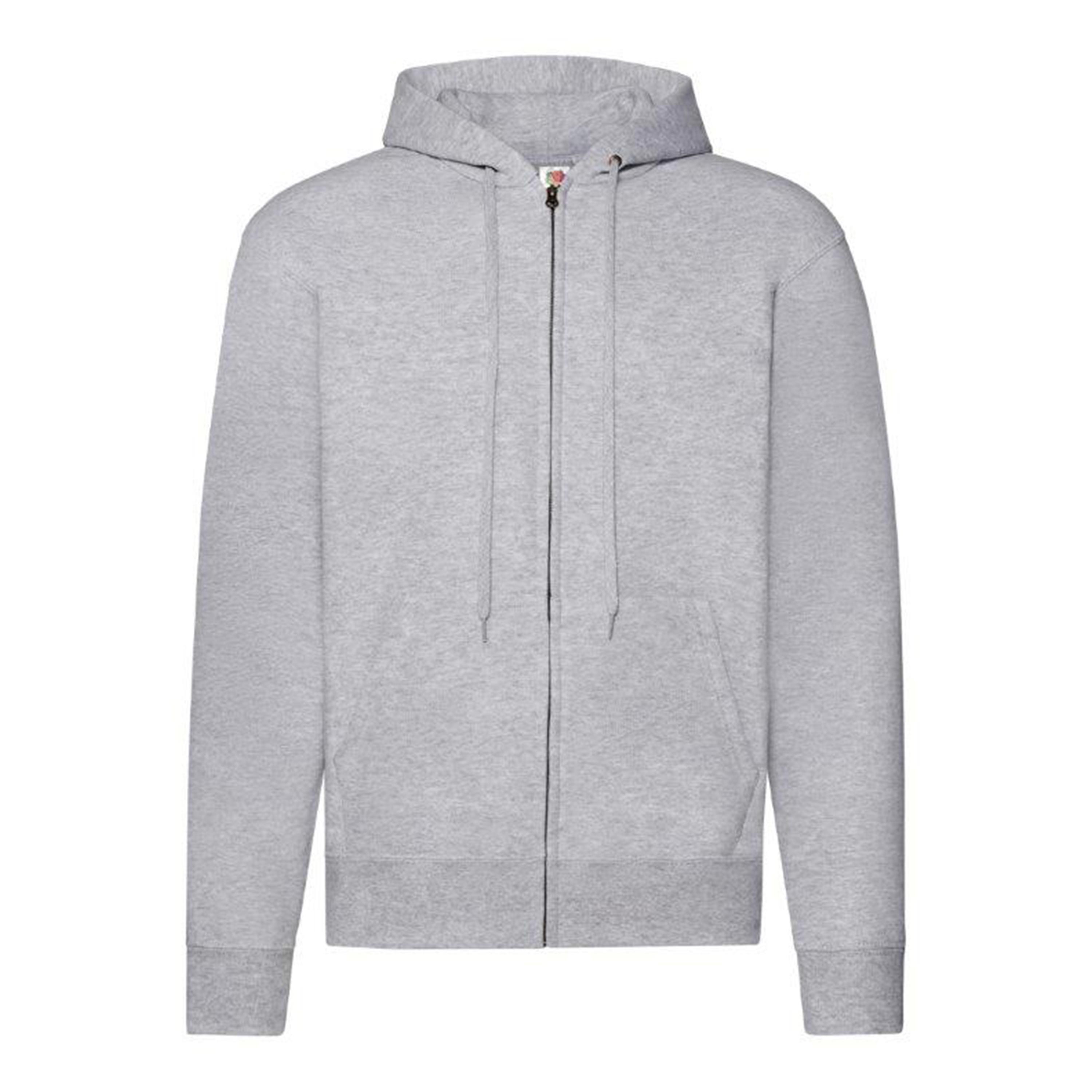 Purchase the Fruit of the Loom Classic Hooded Sweat Jacket heath