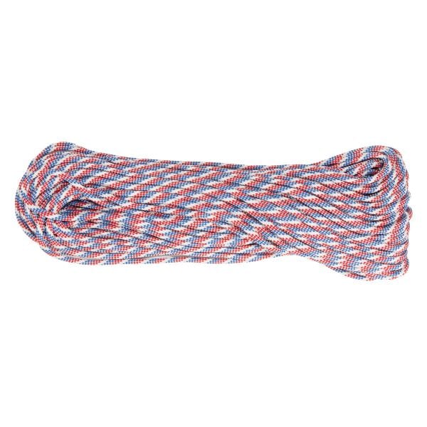 550 Parachute Cord 30 Meter blue/white/red