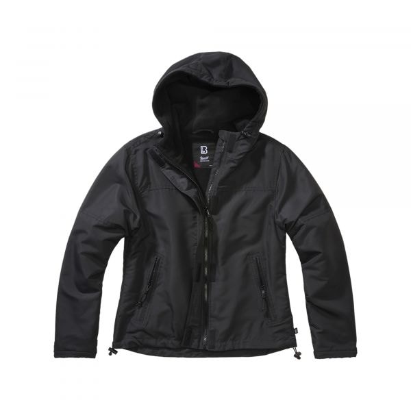 Brandit Women's Windbreaker Jacket Front Zip black