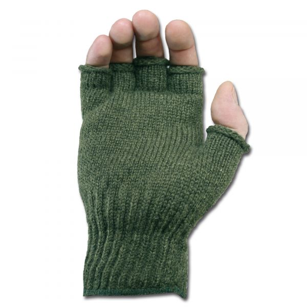 U.S. Fingerless Wool Gloves olive