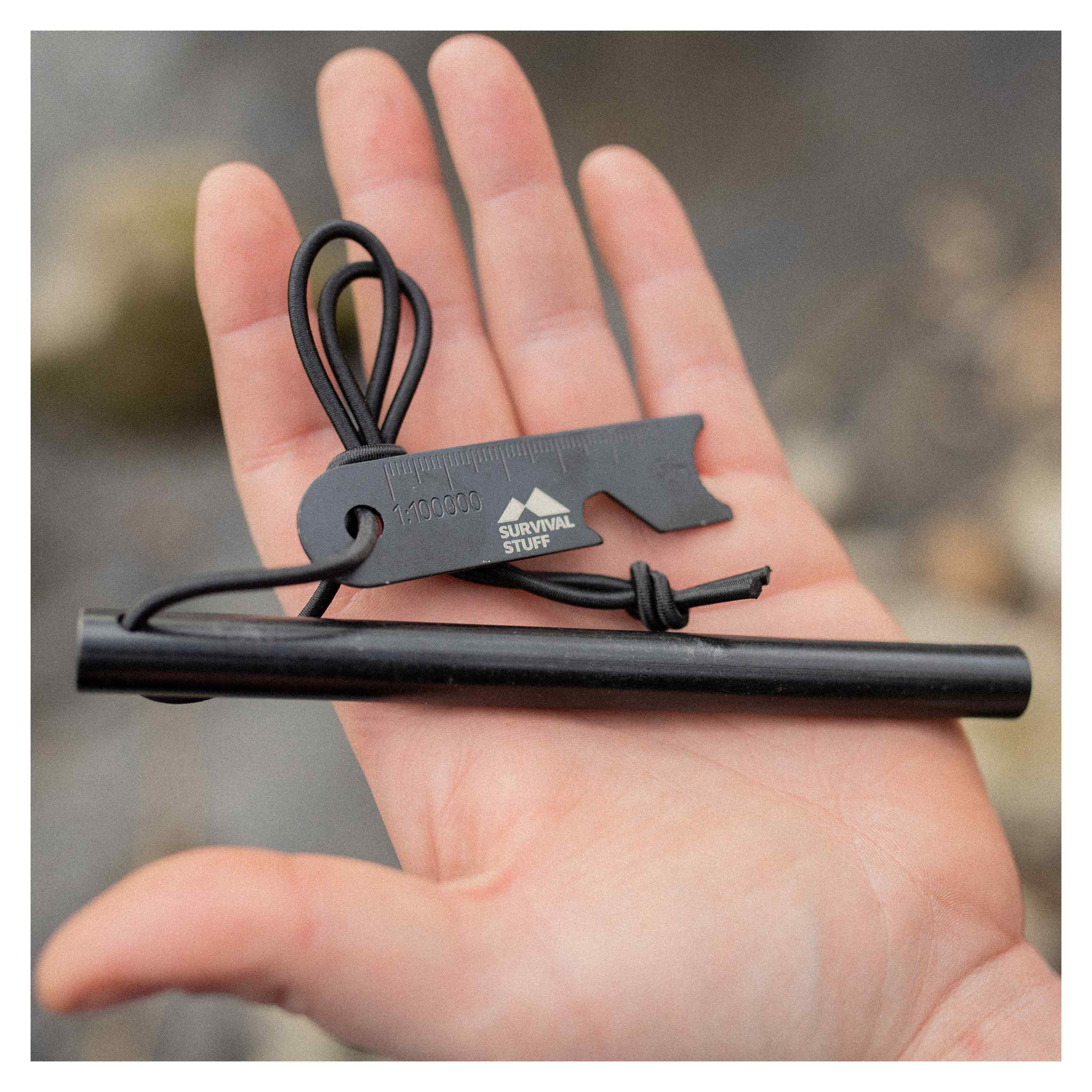 Purchase the Survival Stuff Fire Steel Mighty Black black by ASM