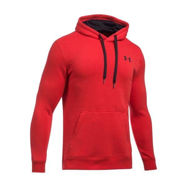 Under Armour Hoodie Rival Fitted red/black
