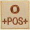 A10 Equipment Blood Group Patch 0 Pos. sand