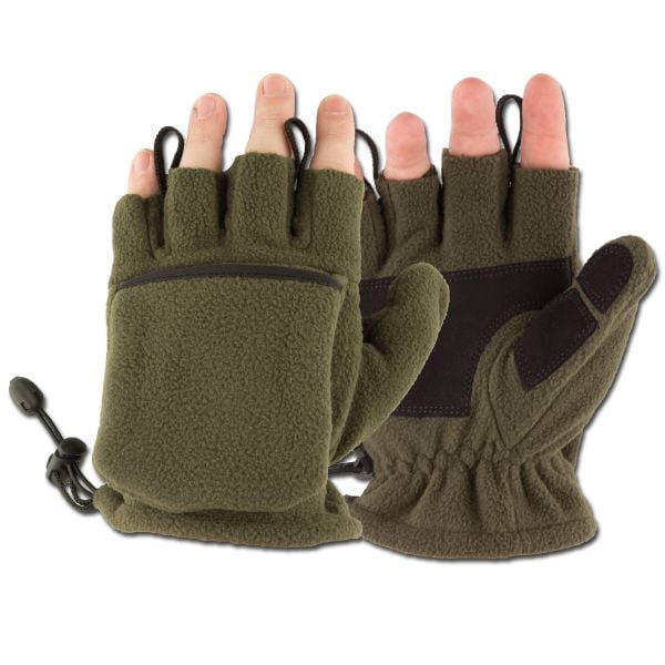 MFH Fleece Gloves olive