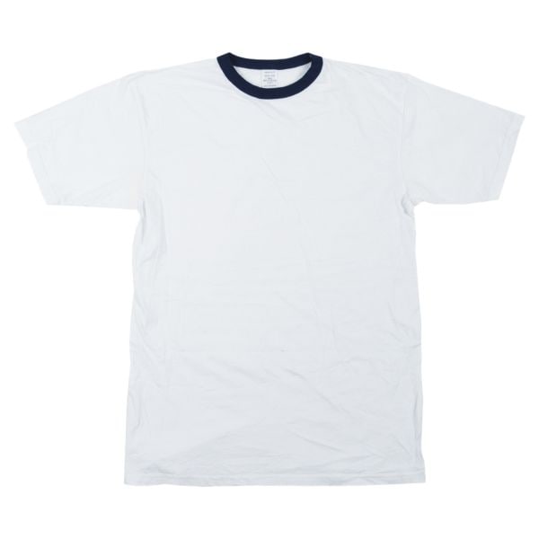 Used BW T-Shirt white/blue collar