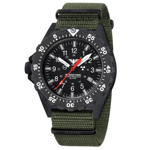 KHS Watch Shooter MKII Field Nato Band olive