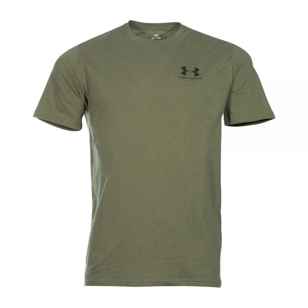 Under Armor T-Shirt Sportstyle Left Chest Logo olive