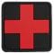 TAP 3D Patch Red Cross Medic black/red
