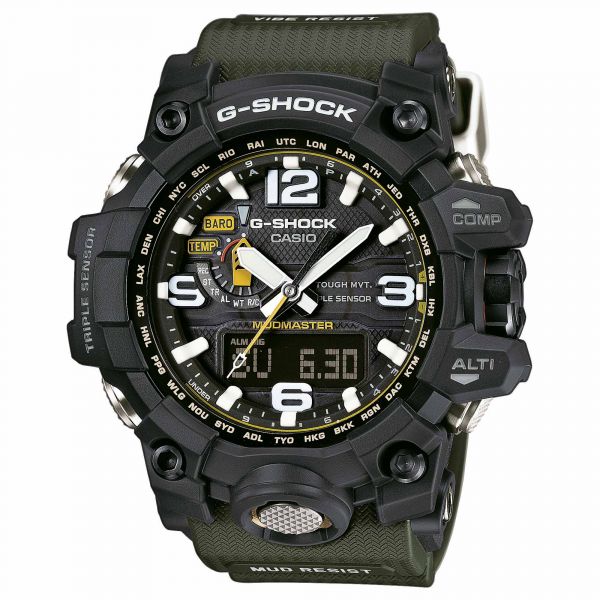 Casio Watch G-Shock Mudmaster GWG-1000-1A3ER black/olive