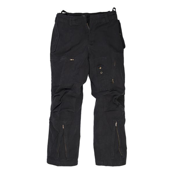 Mil-Tec Aviator Trousers Washed black