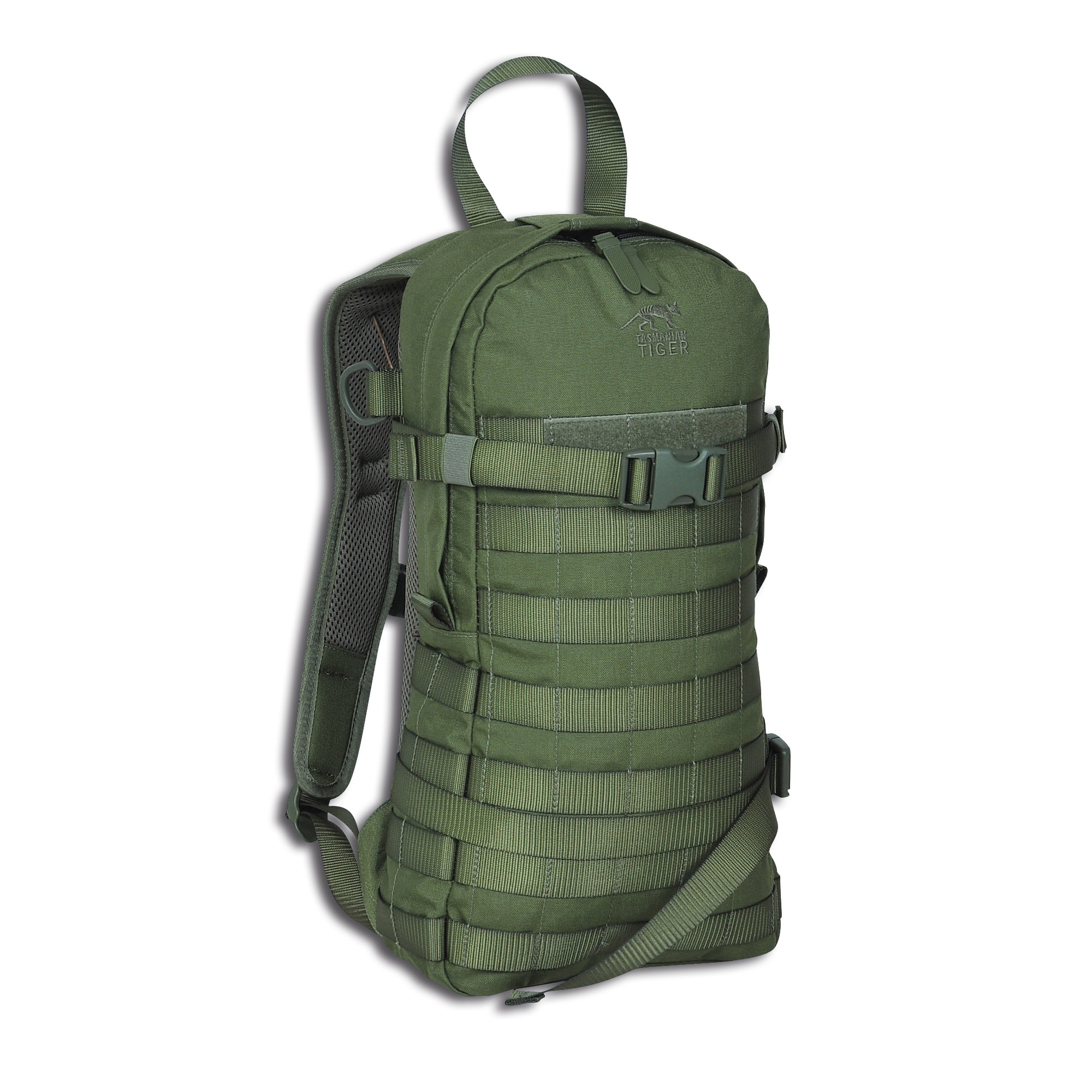 olive green travel backpack