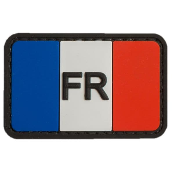 TAP 3D Patch France Flag with Country Code