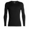 Icebreaker Long-Sleeved Shirt Oasis Merino 200 Men black
