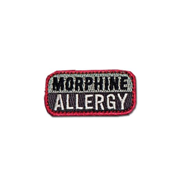 MilSpecMonkey Patch Morphine Allergy acu