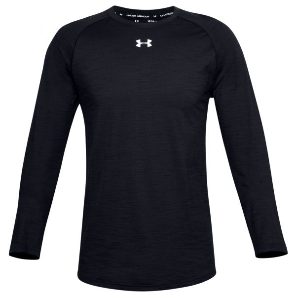 Under Armour Shirt Charged Cotton LS black