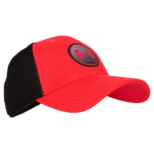 Under Armour Cap Mesh Stretch Fit red/black
