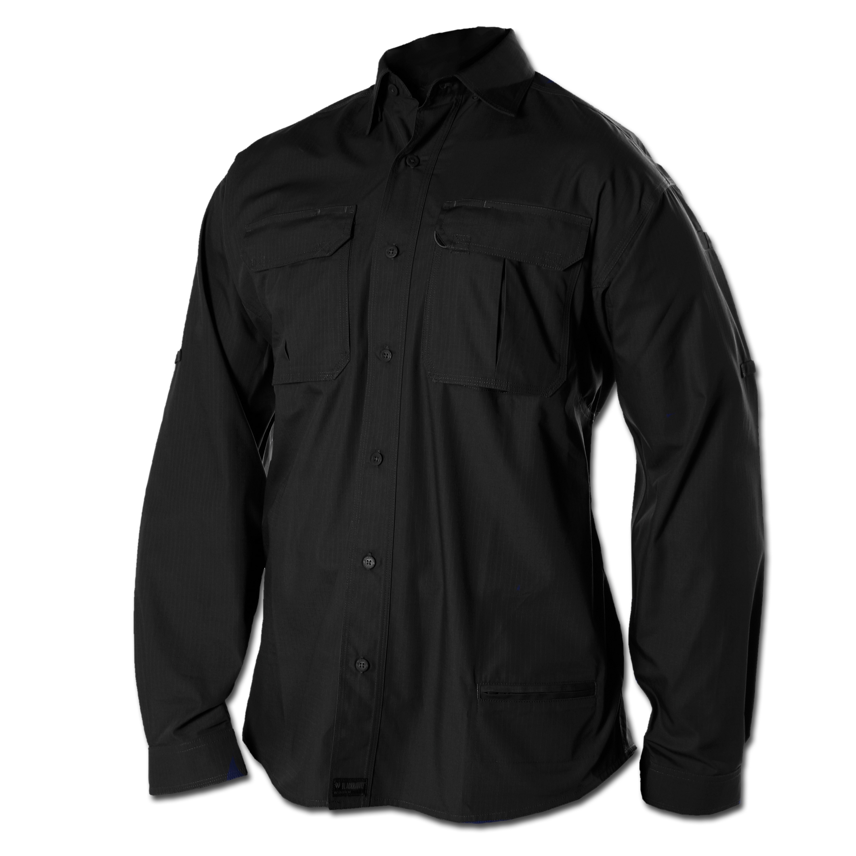 Blackhawk Performance Cotton Tactical Shirt Long Sleeve black ...