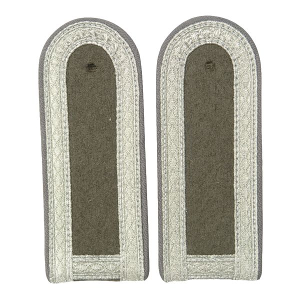 NVA Shoulder Tabs with Pipping Unterfeldwebel gray
