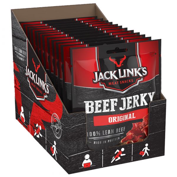 Jack Links Beef Jerky Original 75 g 12-Pack