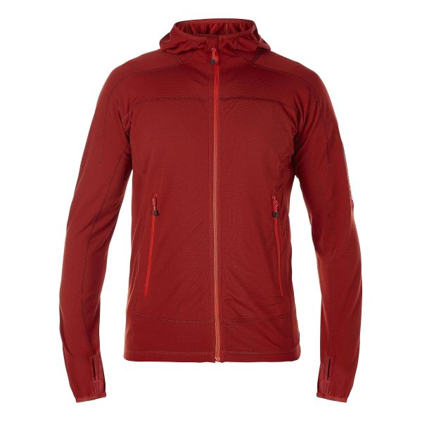 Berghaus Jacket Pravitale Light Hooded Fleece red